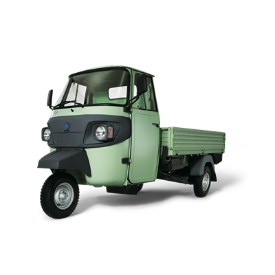 Miniature Atlas 1/43 - Triporteur Ape Piaggio ATM2T Jaune (Modèle 1996)